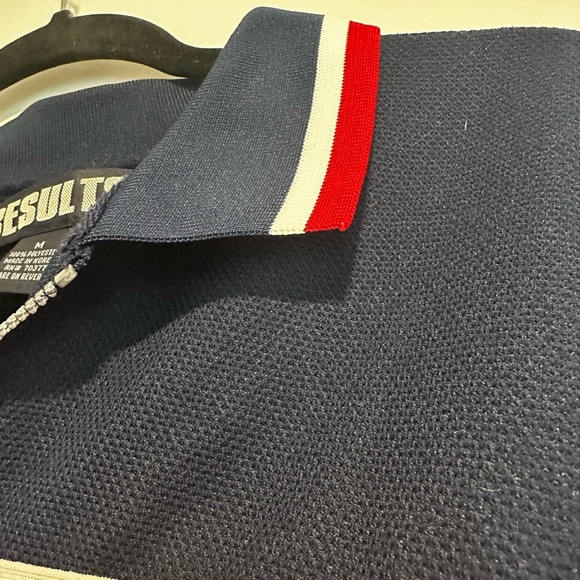 VTG 90’s Medium Hip Hop Jersey Results Embroidered Logo. 1/4 Zip. Long Sleeve. - Picture 11 of 13